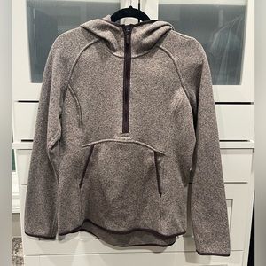 Lululemon Fleece & Thank You Pullover Heathered Purple NWT